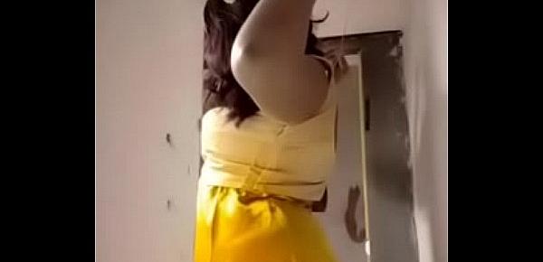  Swathi naidu exchanging clothes and getting ready for shoot part-2